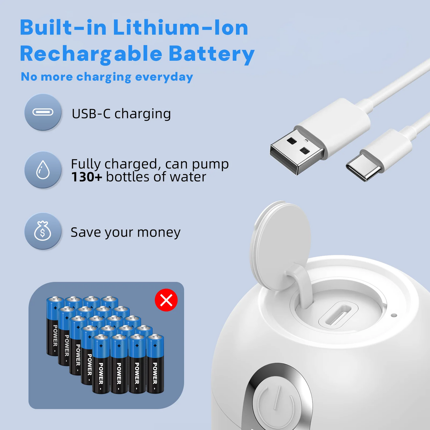 LumaLift™ Portable AquaPulse Bidet